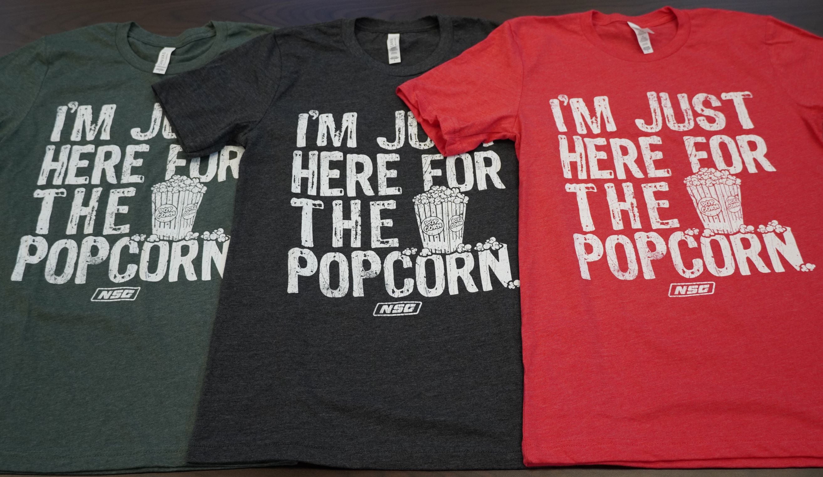 Here For The Popcorn T-Shirt